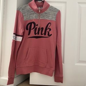 PINK Mauve Zip Up